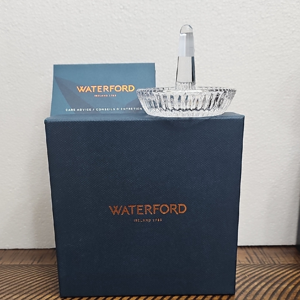NWT Waterford Crystal‎ Ring Dish Ring Holder Jewelry - Picture 2 of 5